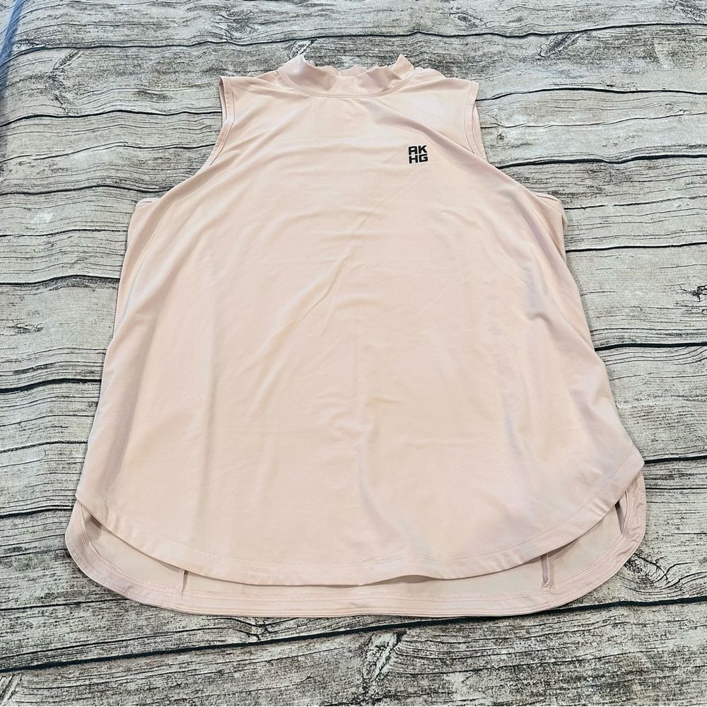 Duluth Trading Alaskan Hardgear Women's Athletic Pink Tank, High Neck, Size L
